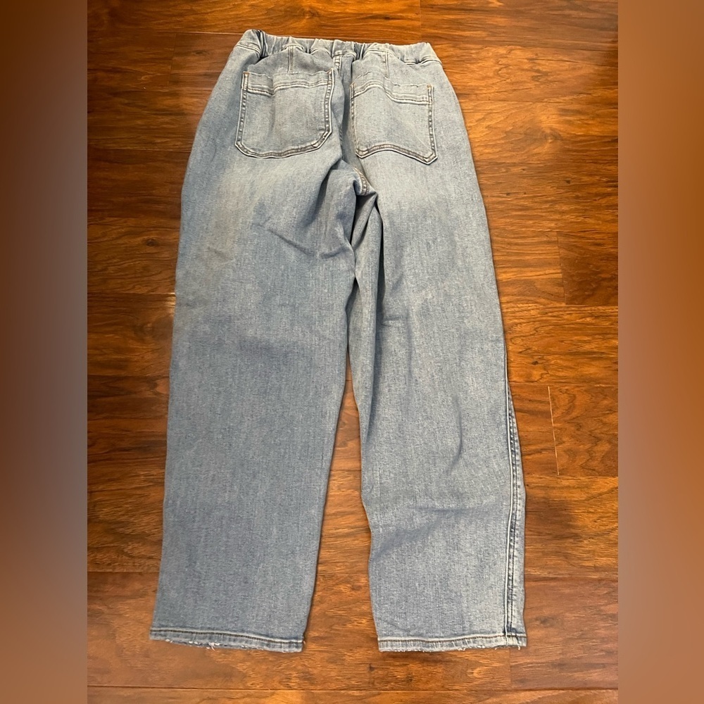 Madewell Pull On Straight Leg Jeans Size S - Picture 4 of 4
